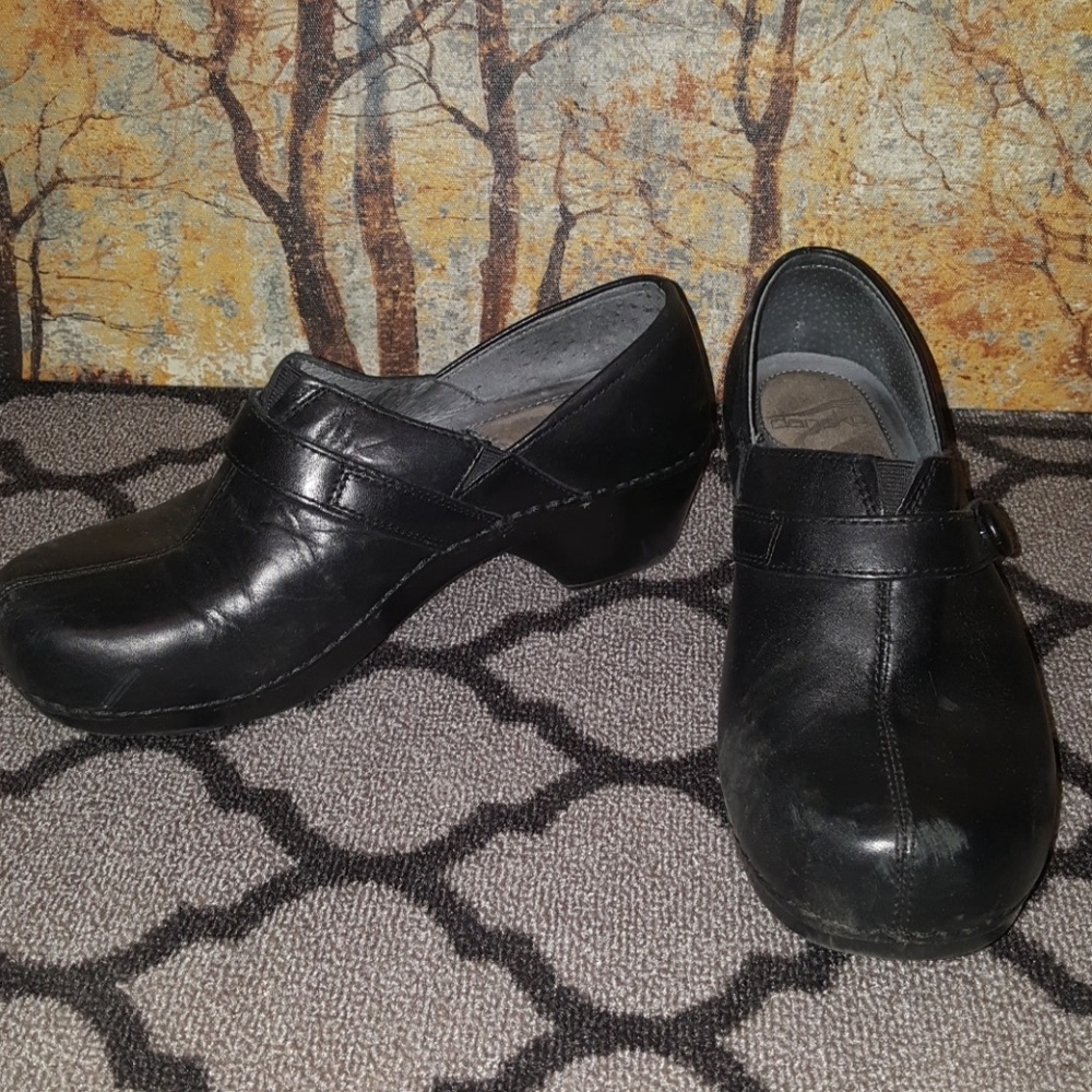 Dansko Black clogs